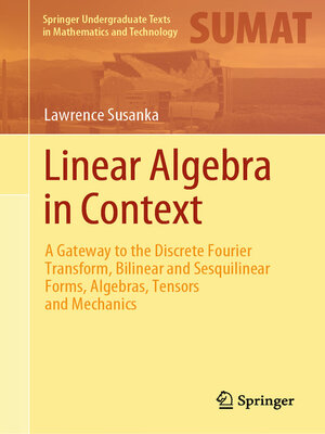 cover image of Linear Algebra in Context